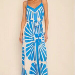 Haley Printed Tank Maxi Dress Size Small